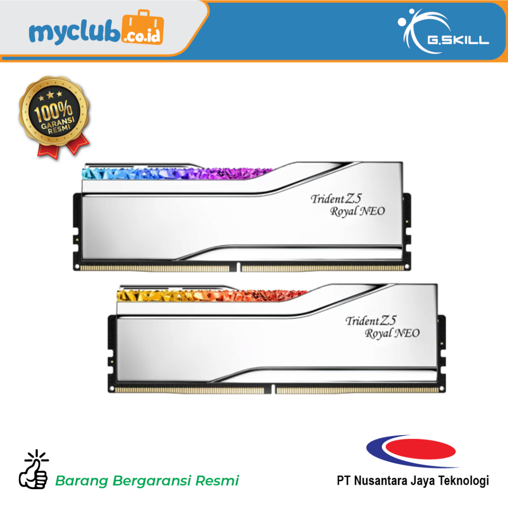 G.Skill RAM Trident Z5 Royal NEO DDR5 64GB (2x32GB) 6000MHz CL30 F5-6000J3036G32GX2-TR5NS