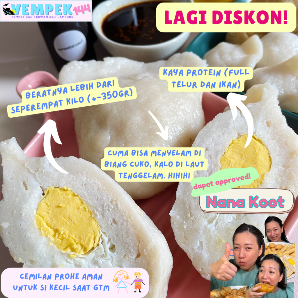 

COMBO MIX JUMBO - PEMPEK LAMPUNG - VEMPEK