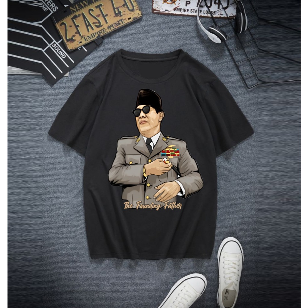 KAOS BUNG KARNO KAOS SOEKARNO KAOS PRESIDEN SUKARNO KAOS SOEKARNO