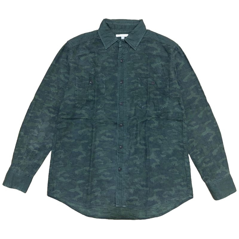 Kemeja Pocket Camo Uniqlo Second Original