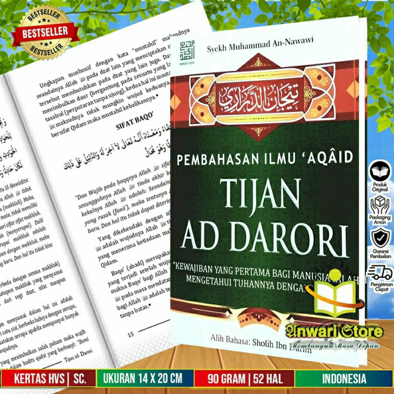 Terjemah Kitab TIJAN AD DARORI - Pembahasan ilmu aqoid