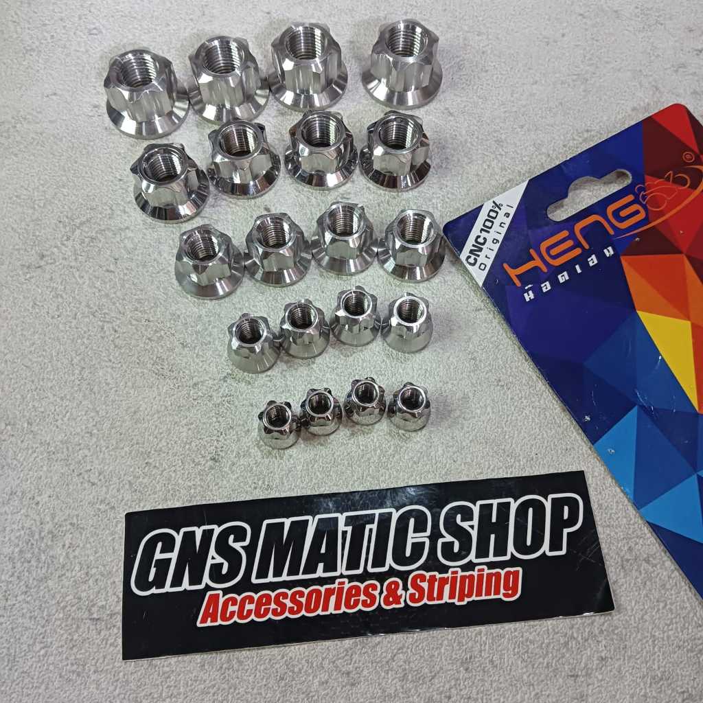 MUR SHOCK BREAKER BELAKANG MUR 14 RX KING SUPRA WAVE ORIGINAL PROBOLT STAINLESS