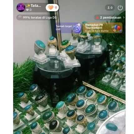 Cincin Batu Bacan Asli