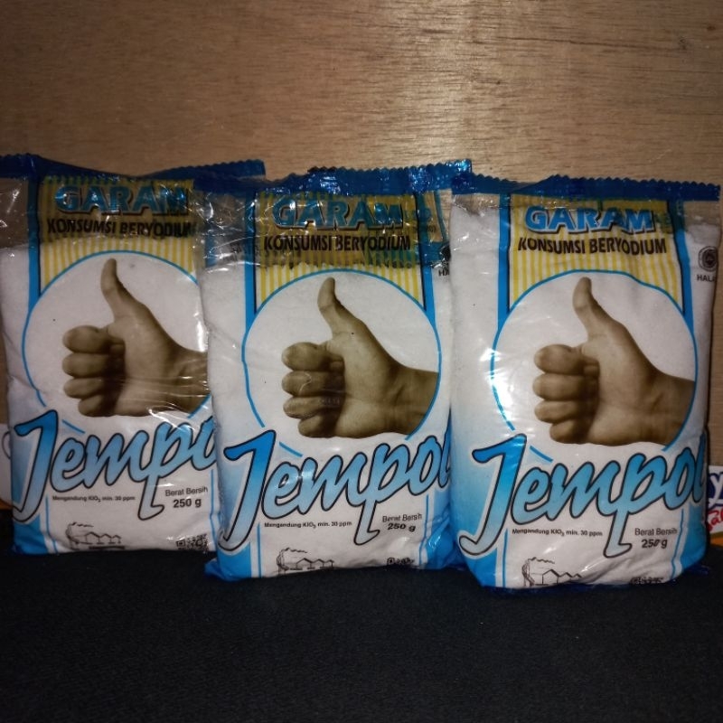 

garam jempol 1pak isi 3pcs@250gr