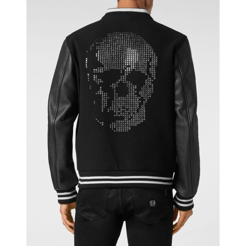 [New] Jacket Philipp Plein Skull Varisty