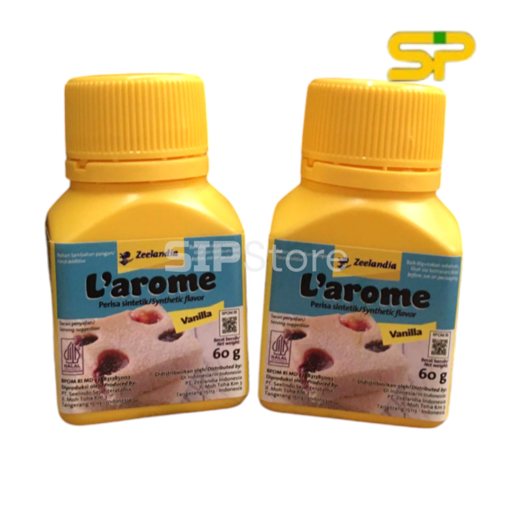 

ZEELANDIA - L'AROME VANILLA LIQUID 60GR - PERISA, PEWARNA, DAN AROMA VANILLA 60 gr
