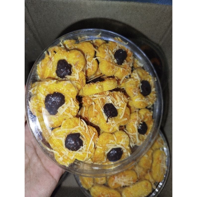 

(Paket Hemat 2 Toples) 250gr/toples Kue Kering Tumprint Coklat Renyah/Kue Homemade/Cemilan Enak
