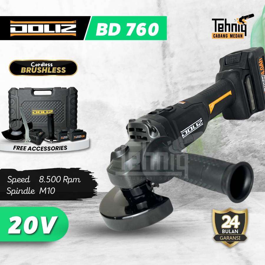 CORDELSS Doliz BD 760 MESIN GERINDA BATERAI 20V