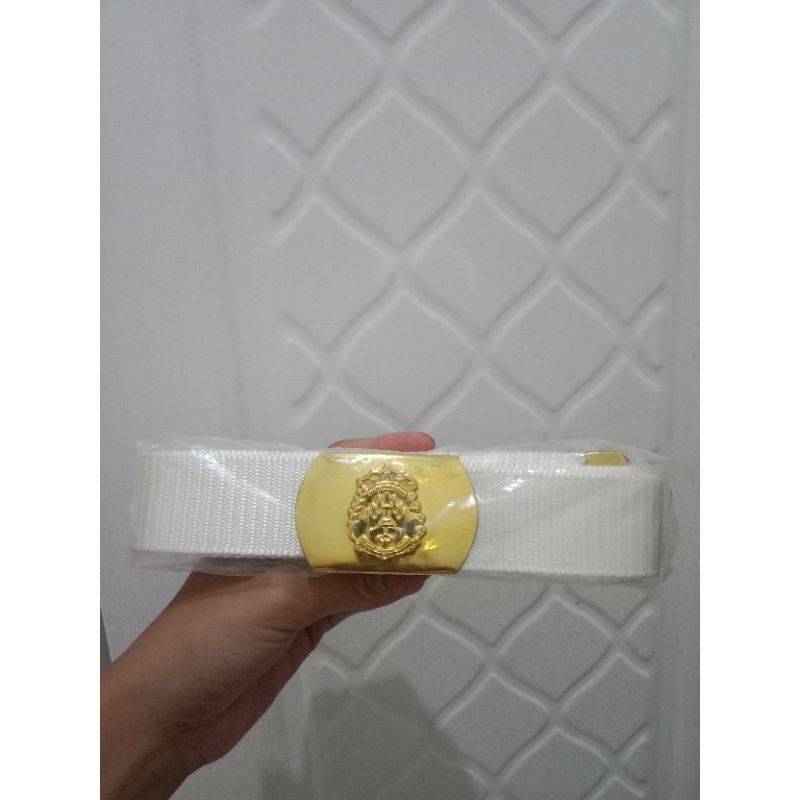 Sabuk/Ikat Pinggang PDH PDU Taruna Akpol Akademi Kepolisian Asli Jatah Baru