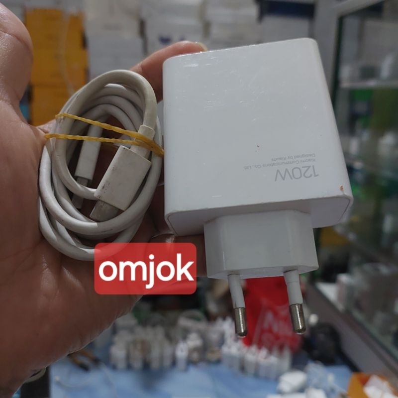 Charger Xiomi 120W bekas Mines kaki bekas retak ketekuk masih kuat Copotan 12t 12 pro 11t  f4 gt dll