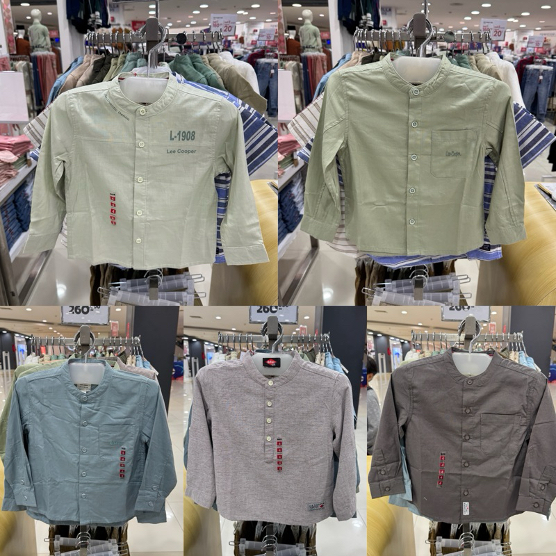 LEE COOPER KIDS - NEW Kemeja Koko Anak Laki-Laki (4-14 tahun)