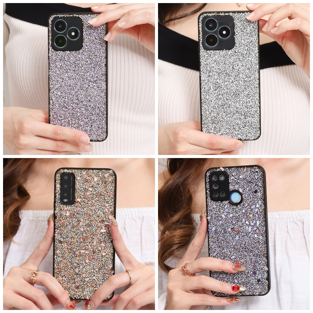 Casing Hp Diamond Blink Case Infinix Smart HD 2021 Smart 4 Smart 5 Smart 6 2/32 Smart 6 3/64 Smart 6