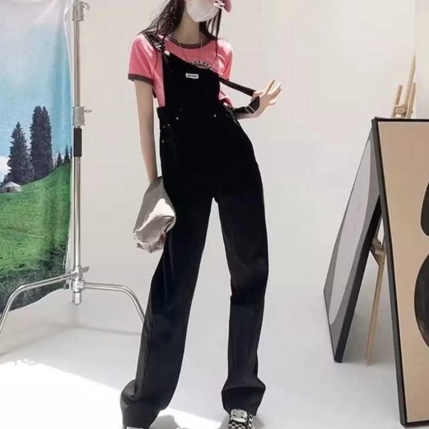 KP8 Jumpsuit Jeans Korea Wanita  overall wanita Kekan baju kodok wanita  overall wanita korean style