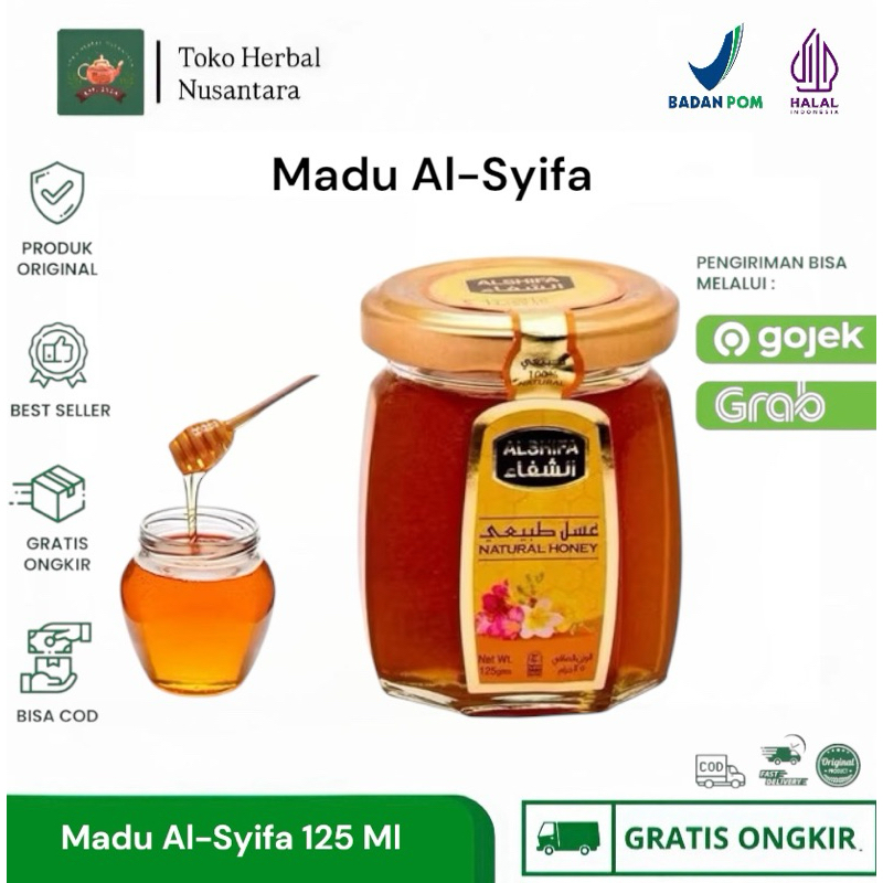 

Madu Alshifa 125 Gr / Madu Murni Alshifa 125 Gr Original BPOM / Madu Murni Natural Honey