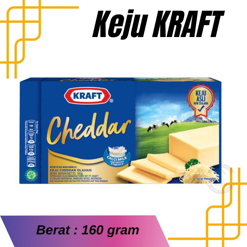 

KRAFT Keju Cheddar 150 Gram
