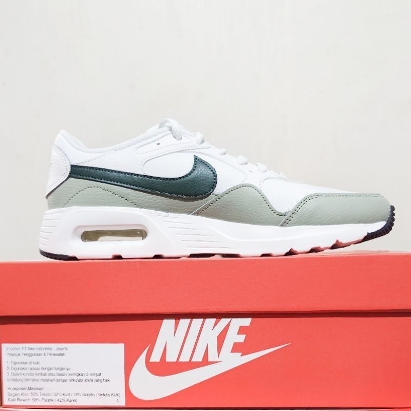 Sepatu Nike  air Max SC White/untage green CW4555 115