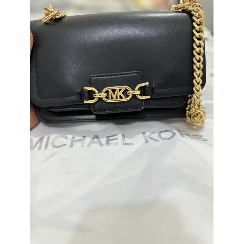 MK Heather Large Leather Shoulder Bag original preloved