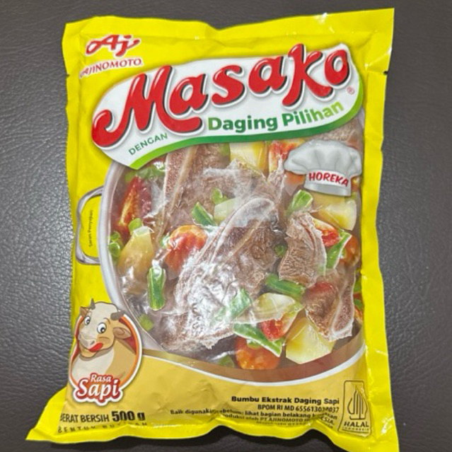 

Masako ajinomoto Kaldu rasa sapi 500 gr