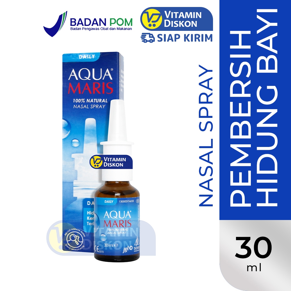 AQUA MARIS NASAL SPRAY DAILY 30ML | Aquamaris Pembersih Hidung Kering dan Teriritasi