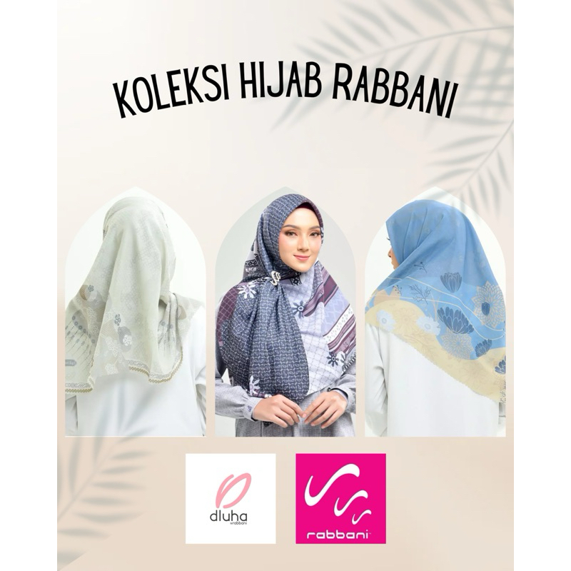 Rabbani Scarf Jilbab Kerudung Hijab Segiempat Motif