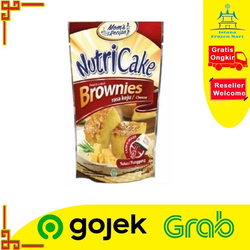 

NutriCake Brownies Instan Keju / Cheese 230gr - MOM'S RECIPE