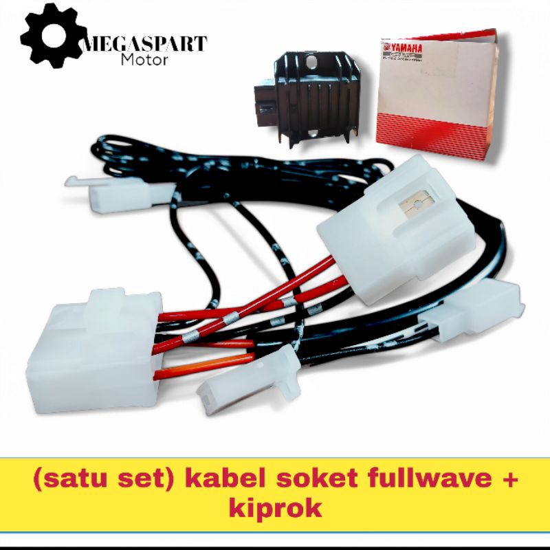 (satu set) Fullwave Mio smile Sporty garnis 28D + kiprok Yamaha