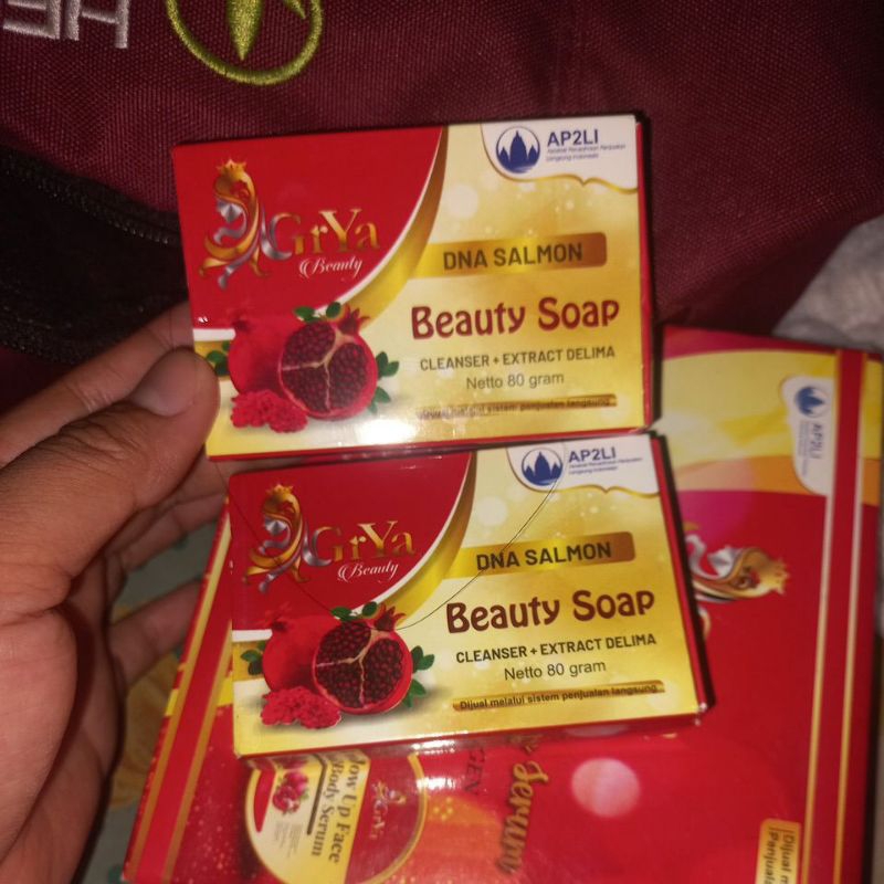 sabun muka griya beauty DNA SALMON BEAUTY SOAP