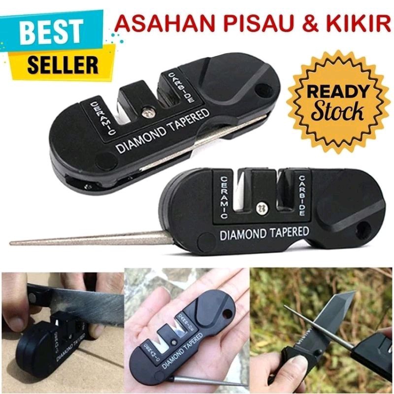 mini asahan edc tungsten asahan pisau pengasah gunting asahan gunting pengasah pisau