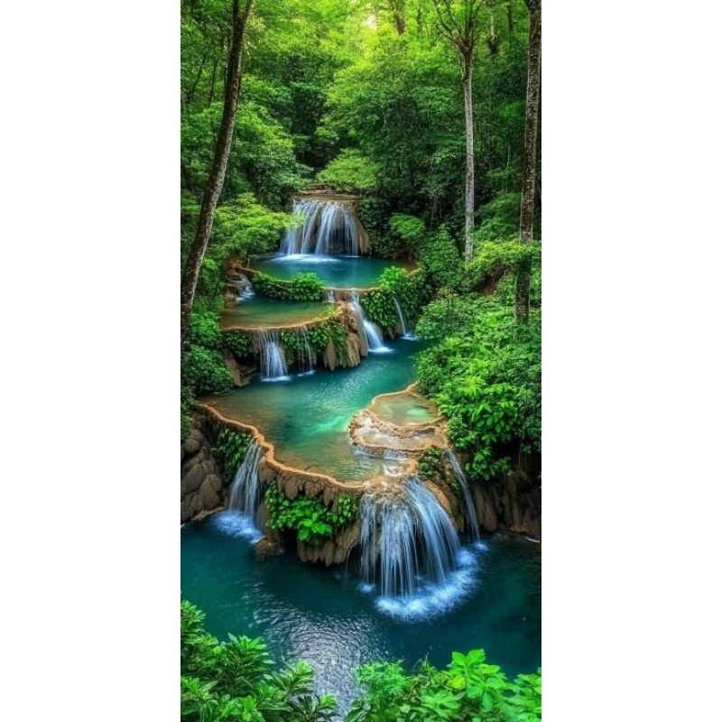 poster cetak jumbo pemandangan alam hiasan dinding pemandangan alam macam macam ukuran