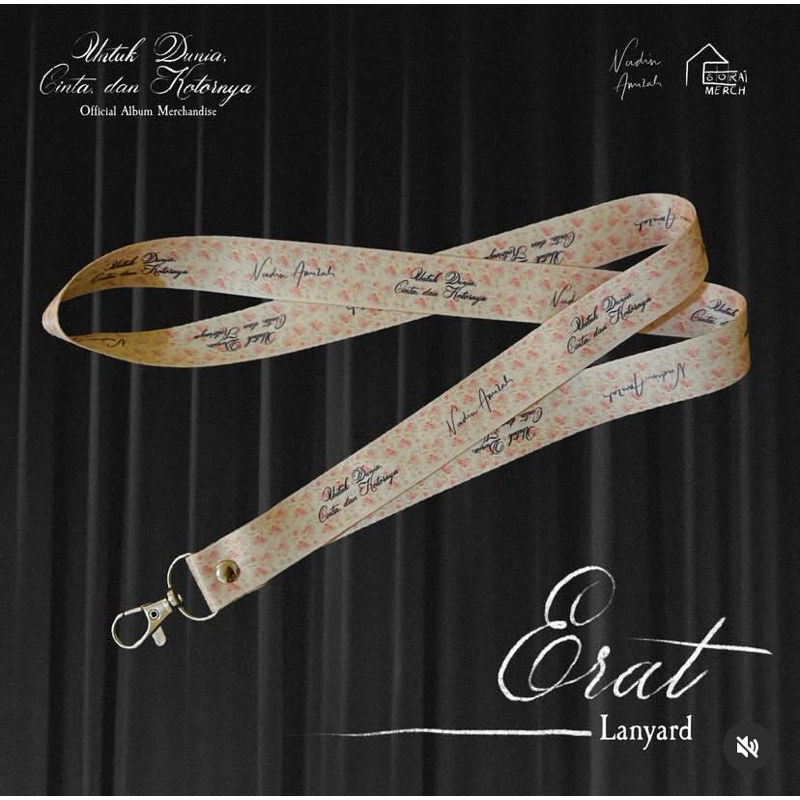 LIMITED LANYARD NADIN AMIZAH (DETAK) MERCH