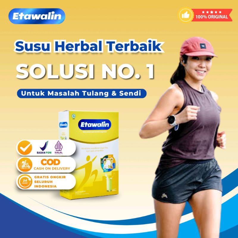 

Peromo Etawalin - Untuk Nyeri Sendi & Tulang Asam Urat dan Kolesterol Pegal Linu Reumatik 200gr Original