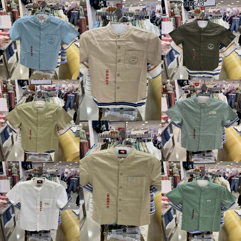 LEE COOPER KIDS - NEW Kemeja Koko Anak Laki-Laki (4-14 Tahun)