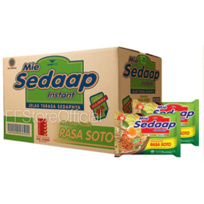 

SEDAAP Mie Kuah Soto Koya 1 Dus isi 40 Bks
