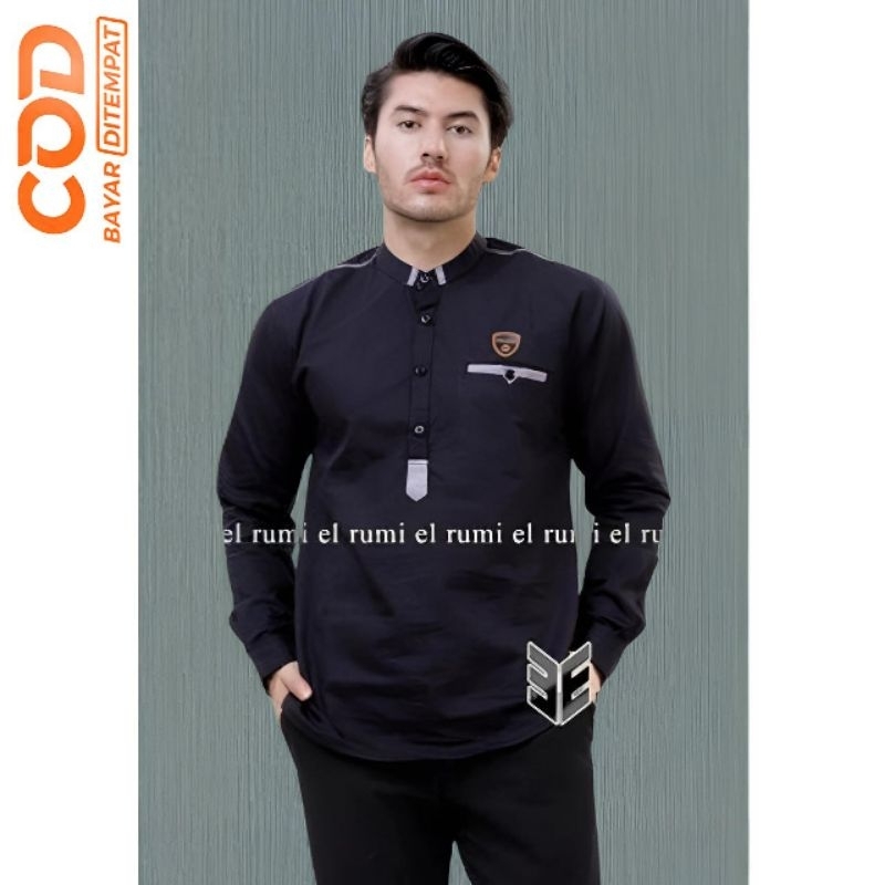 baju koko pria lengan panjang terbaru seragam hadroh syubbanul muslimin