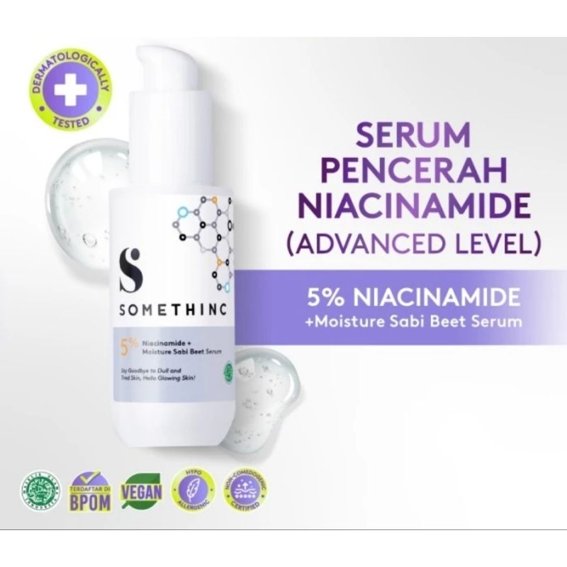 [SALE 10.10] 100%ORI&BPOM Somethinc 5%  & 10 % Niacinamide + Moisture Sabi Beet Serum