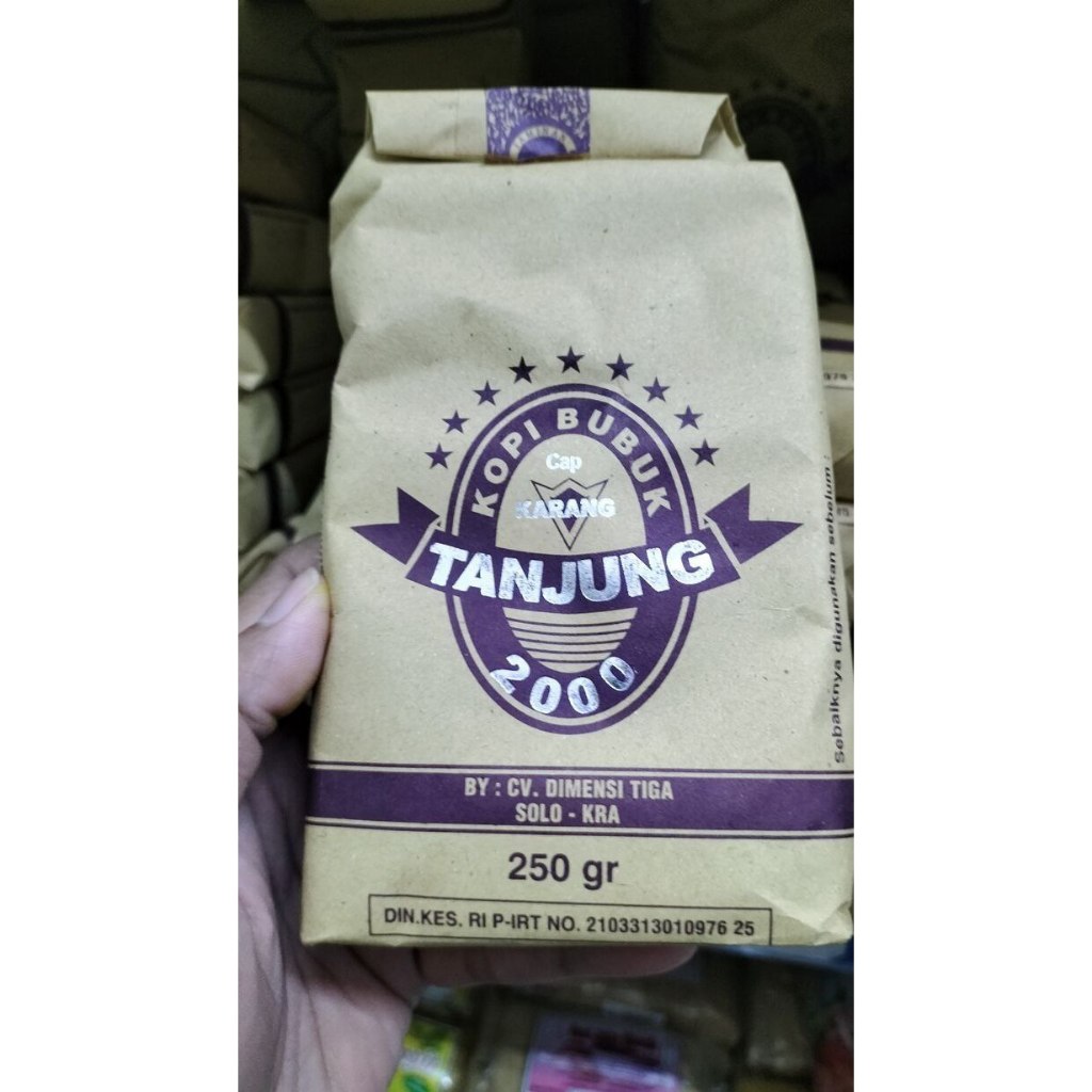 

KOPI TANJUNG 250GRAM SUPER PREMIUM 2000 CAP KARANG COFFE