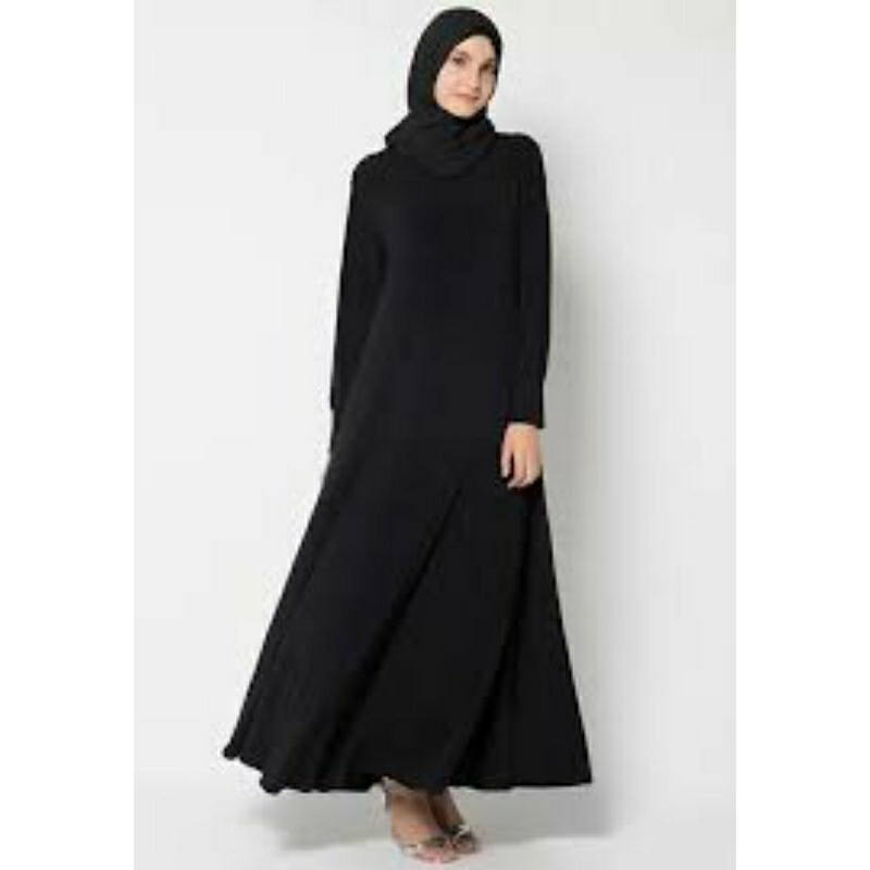 Gamis Jersey Polos Tebal Busui