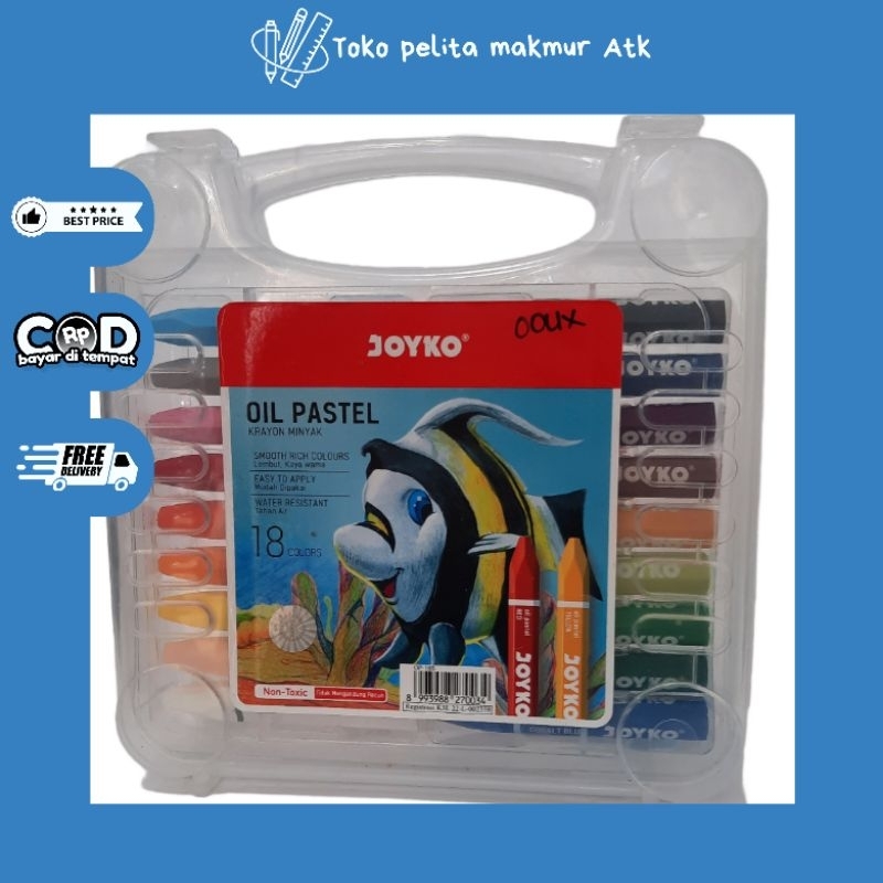 

CRAYON OIL PASTEL JOYKO 18 WARNA