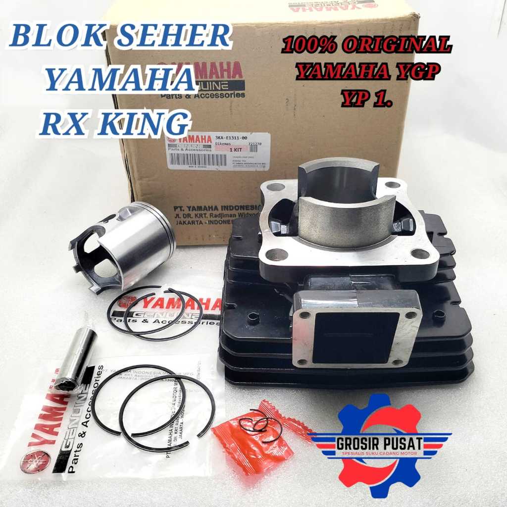 BLOK PISTON ASLI RX KING CLYNDER BLOK SEHER YAMAHA RX KING BLOK SEHER ORI YAMAHA YP 1 RX KING