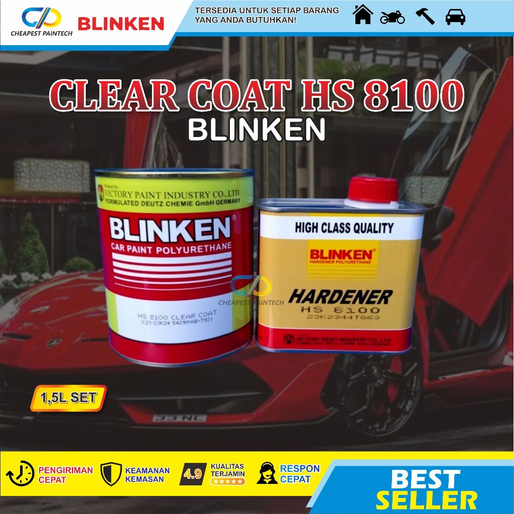 CLEAR COAT BLINKEN HS 8100 1,5 LITER