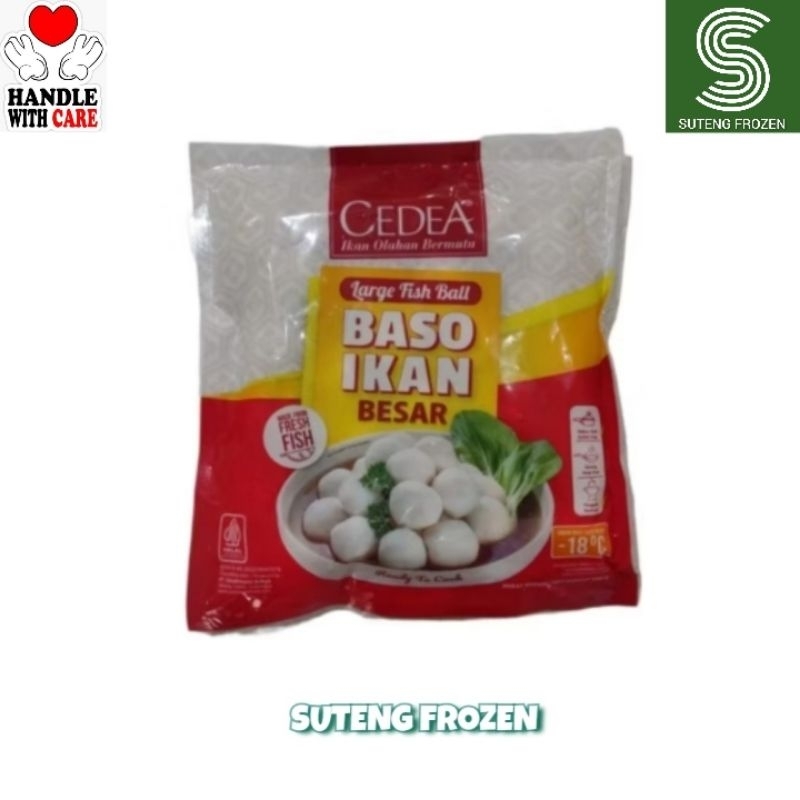 

Cedea Baso Ikan Besar 500Gram