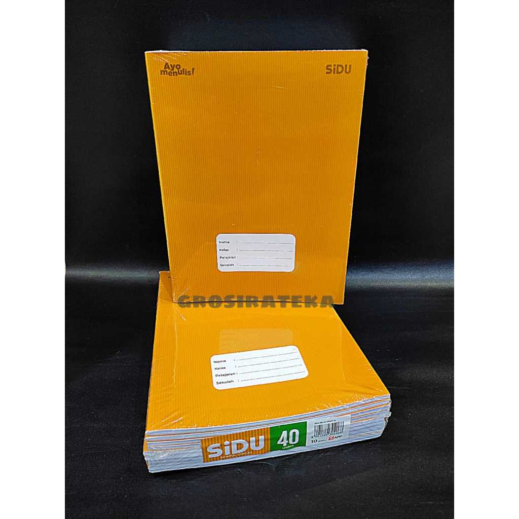 

BUKU TULIS ISI 40 LEMBAR DS KRAFT SIDU