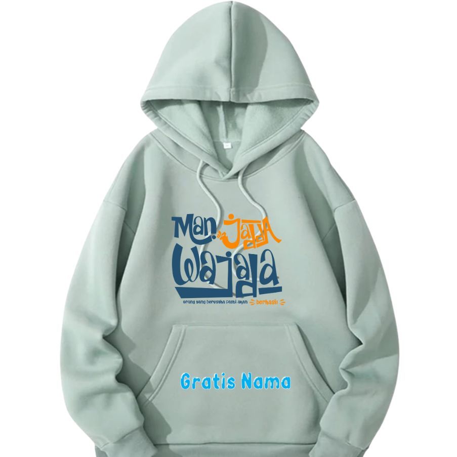 Jaket Hoodie Anak Sweater Hoodie Anak Motif Muslim Islami Manjada Wajada Hoodie Anak Cewek Cowok