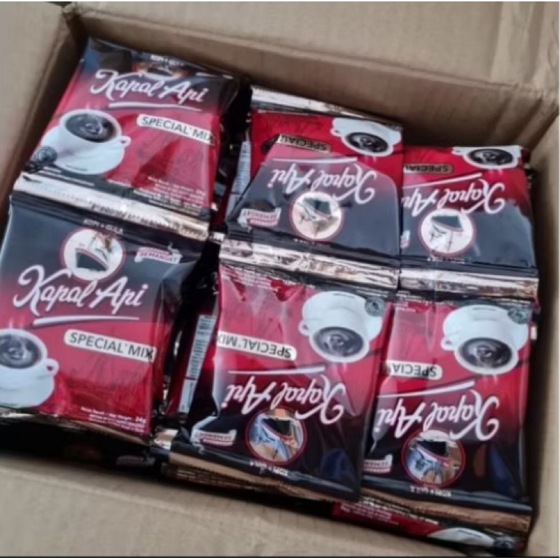 

Kapal Api Special Mix Kopi Instan 23 g [10 Sachet/ 1 Renceng]