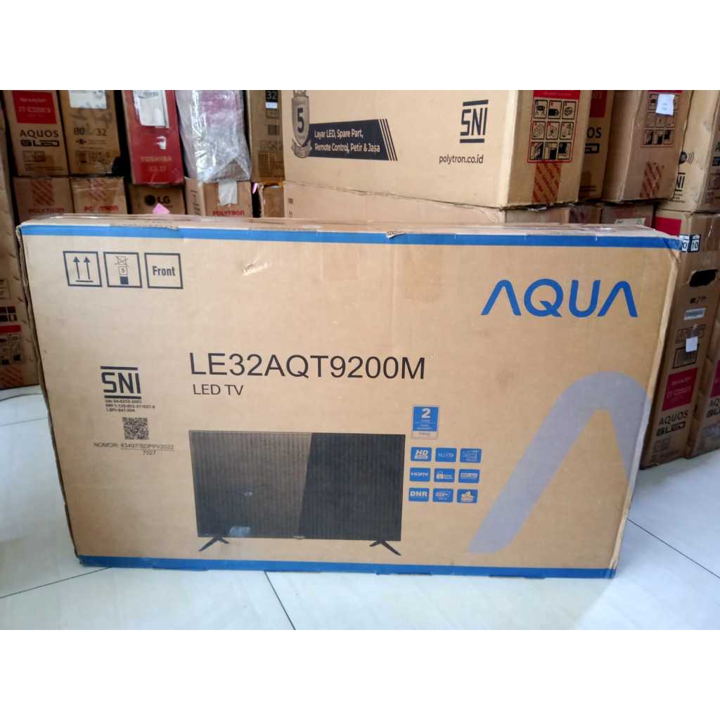 AQUA LED 32AQT9200M 32IN Digital TV Kondisi Baru / New (4750)