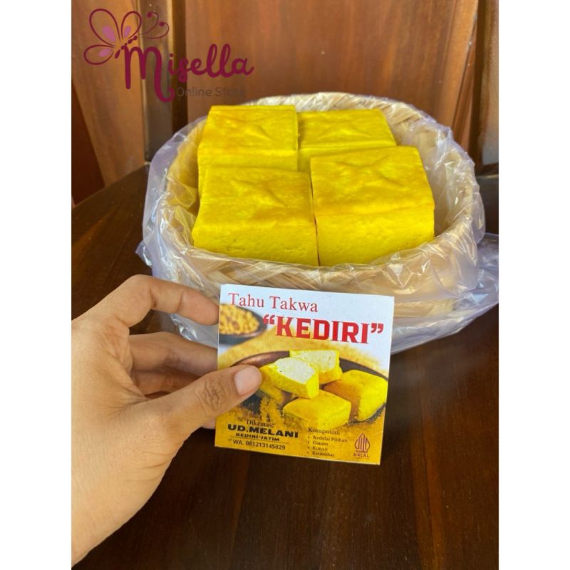 

Tahu Kuning Tahu Taqwa Asli Kediri Original Isi 8 Biji