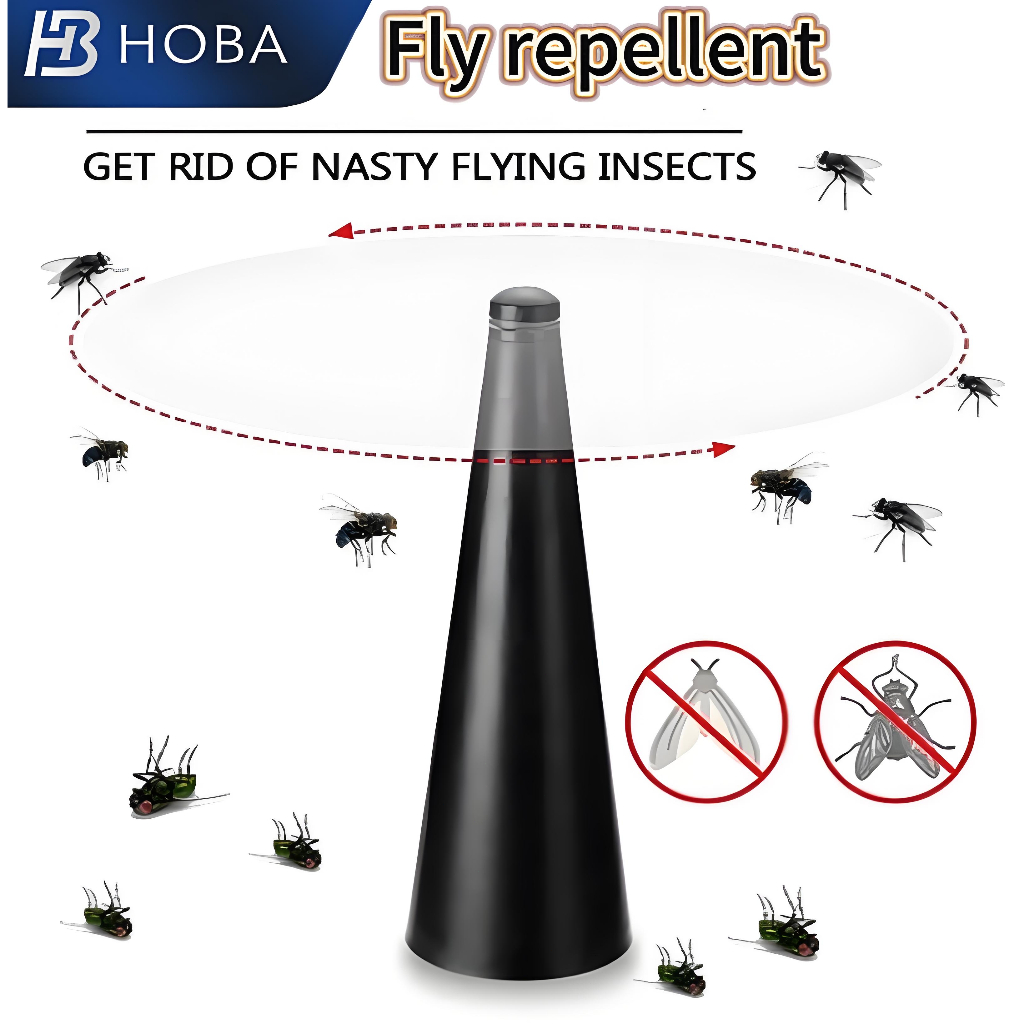 Kipas pengusir lalat kipas multifungsi bilah pengusir lalat penangkap lalat otomatis pengusir lalat 