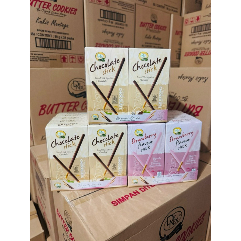 

(1Dus isi 60 BOX) STICK POCKY COKLAT DENEX 33gr /Zylux/Glico