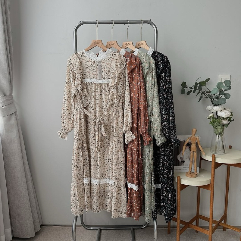 Eyurra Tunic by Oclo | Tunik ceruty import jastip oclo bandung