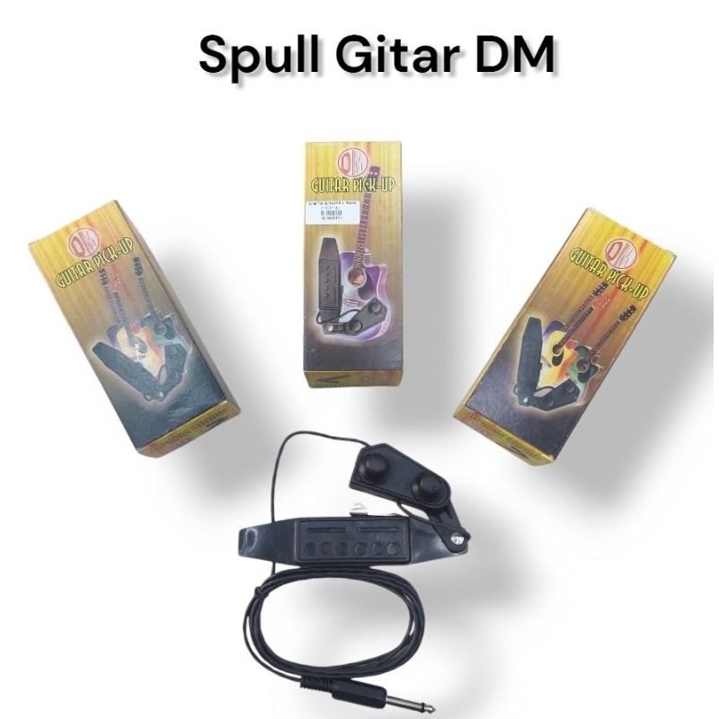 Spul Gitar DM Akustik / Pick Up Gitar Tempel Portanle Sepul Pickup Spul Elektrik